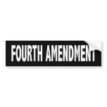 Fourth Amendment Bumper Sticker bumper stickers