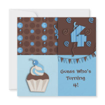 Fourth Birthday : Boy : Invitation