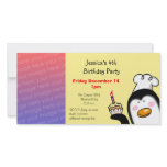 Fourth birthday party invite ( birthday cupcake )