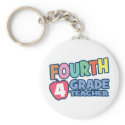 Fourth Grade Teacher keychains
