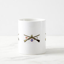 Fourth Infantry Regiment Cross Rifles Mug