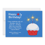 Fourth of July Birhday Party Invitation