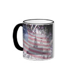 Fourth of July Fireworks mugs