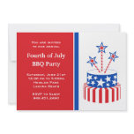 Fourth of July Fireworks Party Personalized Invites