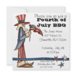 Fourth of July Invite invitations