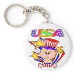 Fourth of July Keychain