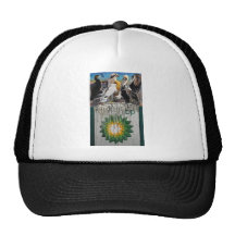 Fowl Language Oil Disaster Art Trucker Hats