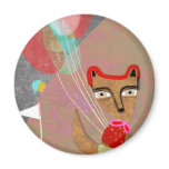 Fox around the world in Pois Peas Navigation Magn magnets by Rupydetequila Fox around the world in Pois Peas Navigation Magn magnets