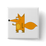 Fox cartoon buttons