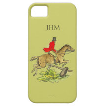 Fox Hunt Jumper Hunter Horse Custom iphone 5 Case
