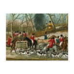Fox Hunting 1 Post Card