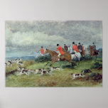 Fox Hunting in Surrey, 19th century posters