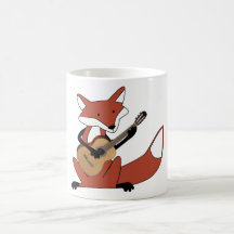 Fox Playing the Guitar Mug