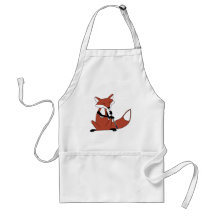 Fox Playing the Oboe Apron