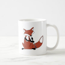 Fox Playing the Oboe Mug