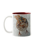 Fox Sparrow on Ice mugs