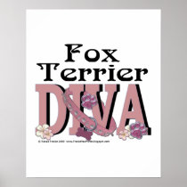 Fox Terrier DIVA Posters