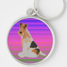 Fox Terrier Wirehaired Keychain