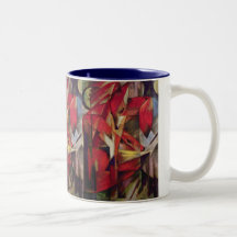 Foxes by Franz Marc, Vintage Abstract Fine Art Mug