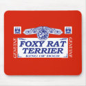 Foxy Rat Terrier mousepads
