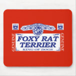 Foxy Rat Terrier mousepads