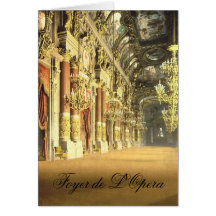 Foyer de L'Opera Blank Note Card