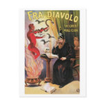 Fra Diavolo ~ The Great Magician Vintage Magic Act postcards