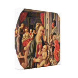 Fra Filippo Lippi - Madonna and Child tondo Stretched Canvas Print