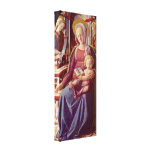 Fra Filippo Lippi - Madonna Enthroned Canvas Prints