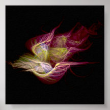 Fract~Feather Print