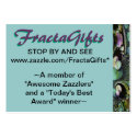 FractaGifts Profile Card business cards