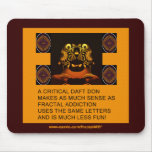 fractal addiction anagrams mousepad # 2