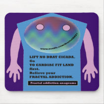 fractal addiction anagrams mousepad # 4