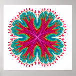 Fractal Art: Antarian Moon Blossom posters