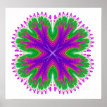 Fractal Art: Antarian Moon Blossom posters