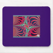 Fractal Art Butterfly Mousepad mousepads