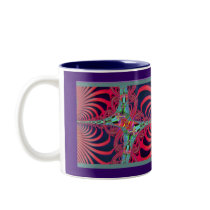 Fractal Art Butterfly Mug mugs