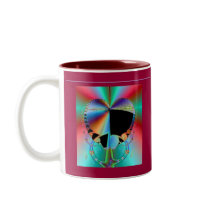 Fractal Art Heart LOVE Mug mugs