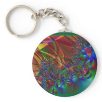 Fractal Art Keychain Garden keychains