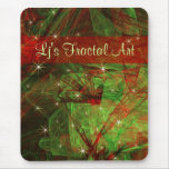 Fractal Art Swirls Sparkle Mouse Pad