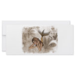 Fractal Background 3D Mermaid rack cards