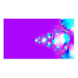 Fractal bubbles business card template