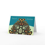 Fractal Christmas tree cards