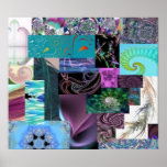 Fractal Collage--Braid Poster