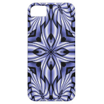 Fractal Composing - Kaleidoscope blue iPhone 5 Cases