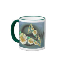 Fractal Dahlia (customise-able) Mug