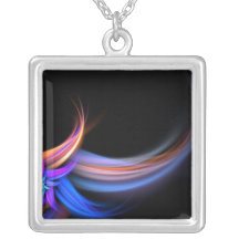 Fractal Feathers Design Pendant