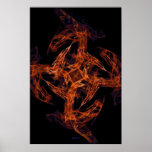 fractal flame: fire posters