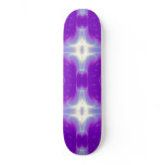 FRACTAL FLAME , violet purple Skate Board Decks