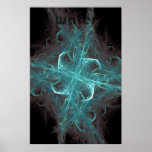fractal flame: water posters